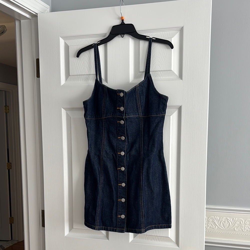 PacSun Denim Button-Down Dress